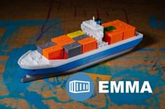 EMMA – A Container Ship 3D Printer Model