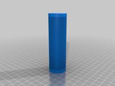 Ridged Cake Roller 3D Printer Model