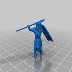 Fallout RPG – Caesar Legion – Legionaires With Spears Ad Shields 3D Printer Model