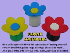 Flower Containers 3D Printer Model