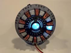 Tony Stark’s Bluetooth Controlled Arc Reactor 3D Printer Model