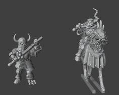 Nurgle Exalted Champion 3D Printer Model