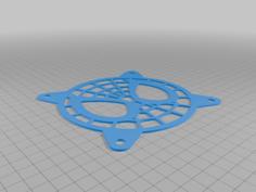 Spiderman Fan Grille Cover 3D Printer Model