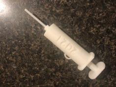 Christmas Syringe Ornament 3D Printer Model