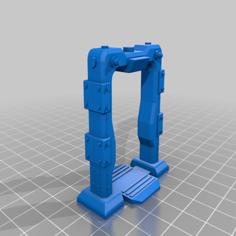 SciFi Metal Cargo Door 3D Printer Model