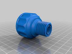 Motorcycle Screw In Oil Funnel ADAPTER 3D Printer Model