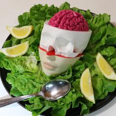 Brain Skull Face 3D Printer Model