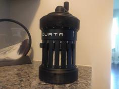 Curta Calculator Type I Scaled At 3:1 3D Printer Model