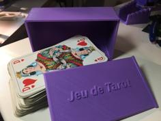 Tarot Cards’ Box – Boite Jeu De Cartes De Tarot 3D Printer Model