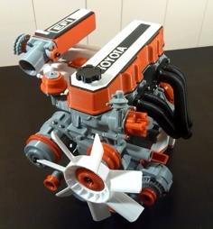 Toyota 22RE Engine Expansion Pack 3D Printer Model