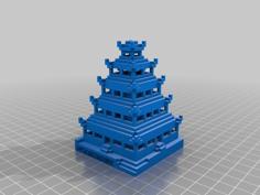 Japanese Pagoda 3D Printer Model