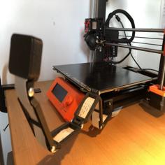 Prusa MK3S Raspberry Pi Camera Mount – By Clip-Fastening 3D Printer Model