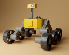 Mini Mars Rover 3D Printer Model