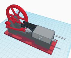 Working Steam Engine 3D Printer Model