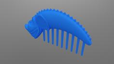 Dragon-patterned Comb 3D Printer Model