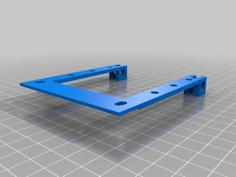 Modular Raspberry Pi Cluster Rack & Frame 3D Printer Model