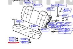 8916028000 Hyundai Accent X-3 1994-1999 GROMMET-RR CUSH LOCK 3D Printer Model