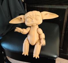 Baby Yoda BJD 2.0 Large 3D Printer Model