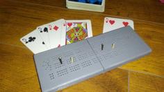 Card Holder & Cribbage Board 3D Printer Model