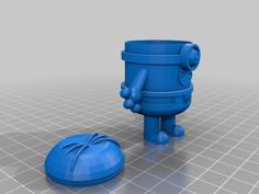 Minion Egg Pod 3D Printer Model