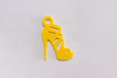 High Heel Sandal Keychain 3D Printer Model