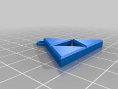 Triangle Pendant 3D Printer Model