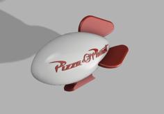 Pizza Planet Rocket 3D Printer Model