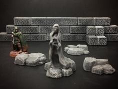 Delving Decor: Rocky Rubble (28mm/Heroic Scale) 3D Printer Model