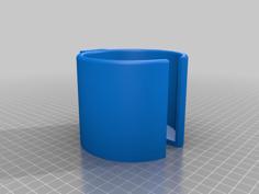 Wall Mount Universal Holder (Coffee Cup, Beer, Wineglass) 3D Printer Model