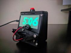 Glow-In-Dark Plot Clock 3D Printer Model