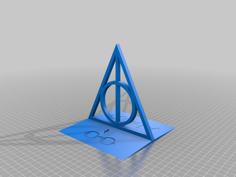 Deathly Hallows Bookend 3D Printer Model