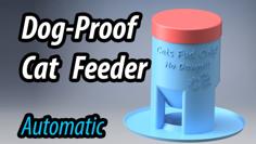 Dog-Proof Cat Feeder 3D Printer Model