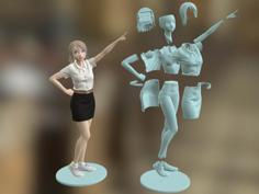 Freshy Girl 3D Printable Figure 3D Printer Model