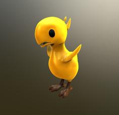 Chocobo Chick 3D Printer Model