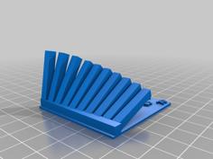 Leaning Beam Overhang Angle Test 3D Printer Model