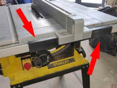 Stanley Table Saw Fence Square Upgrade 3D Printer Model