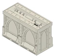 Zone Mortalis Double Length Wall 3D Printer Model