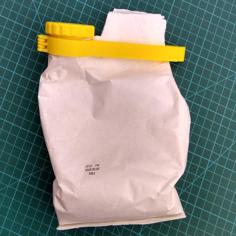 Bag Clip With Screw Cap (Modified) 3D Printer Model