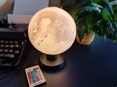 Mars Desk Lamp 3D Printer Model