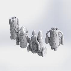 Orky Jetpack Set WH40K 3D Printer Model