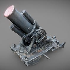 Cannon From WW1 3D Printer Model