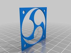 Tomoe Fan Cover (40mm) 3D Printer Model