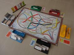 Ticket To Ride USA 1910 – Les Aventuriers Du Rail USA 1910 3D Printer Model