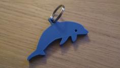 Dolphin Keychain 3D Printer Model