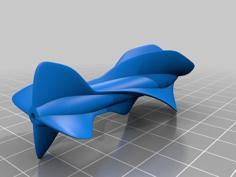 Vortex Fishing Lure 3D Printer Model