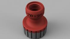 Locking Ball And Socket Connector With Specifications 3D Printer Model