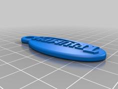 Triumph Motorcycle Keychain 3D Printer Model