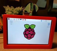 Pi 3 Case For 5 Inch Touch Screen 3D Printer Model