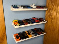 1:64 Die-Cast Car Shelf 3D Printer Model