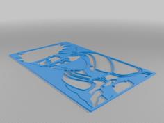 Kakashi Hatake Stencil 4 3D Printer Model